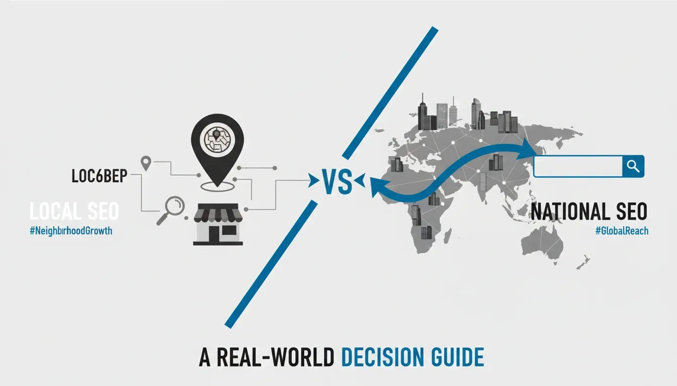 Local SEO vs National SEO: A Decision Framework That Actually Maps to Reality